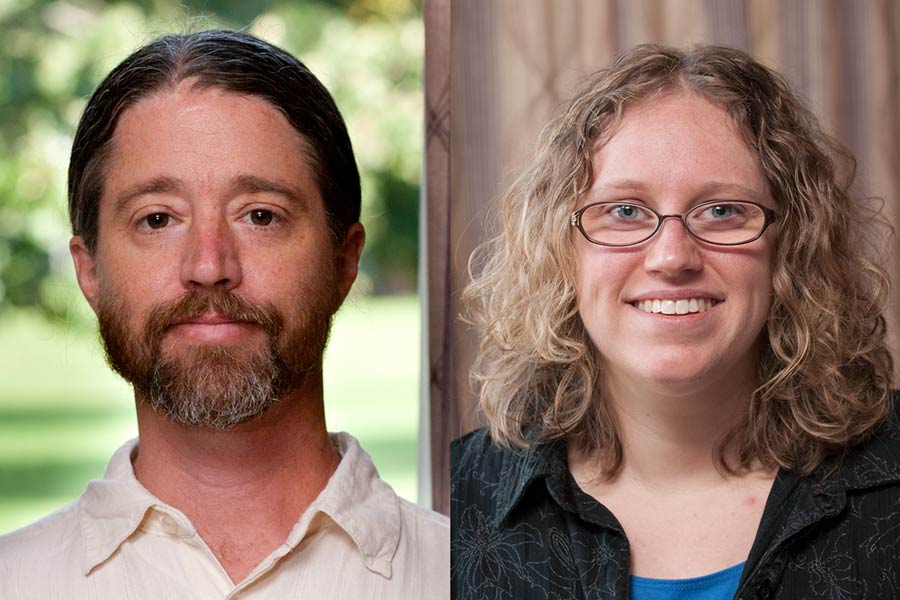 Associate Professors William Hope and Helen Hoyt