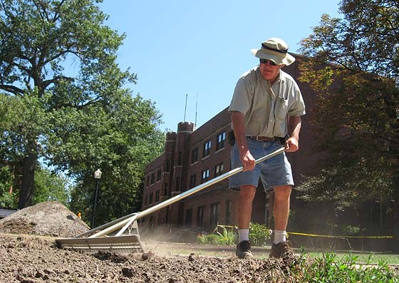 Grounds Specialist Andy Pitman