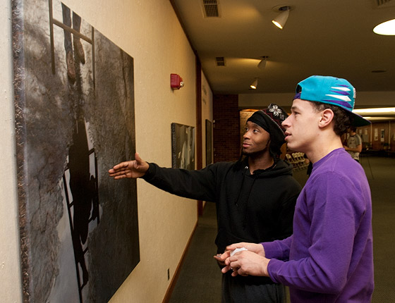 Dance Class in art gallery