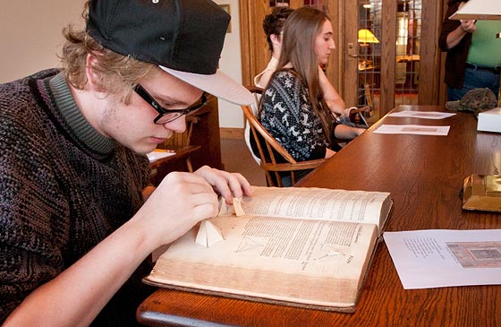 Greek Class in Library