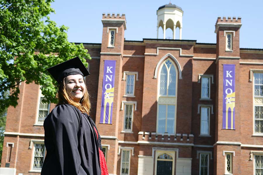 Almira Karajic on Commencement Day, 2017.