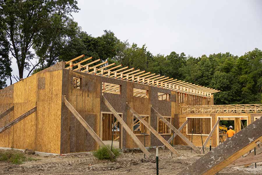 Image of building under construction at Green Oaks